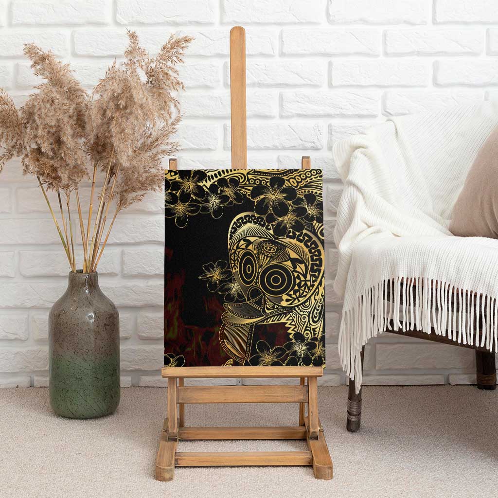 Frangipani Festival Rabaul Canvas Wall Art PNG Tribal Baining Mask Tattoo LT14 - Polynesian Pride