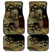 Frangipani Festival Rabaul Car Mats PNG Tribal Baining Mask Tattoo LT14 - Polynesian Pride