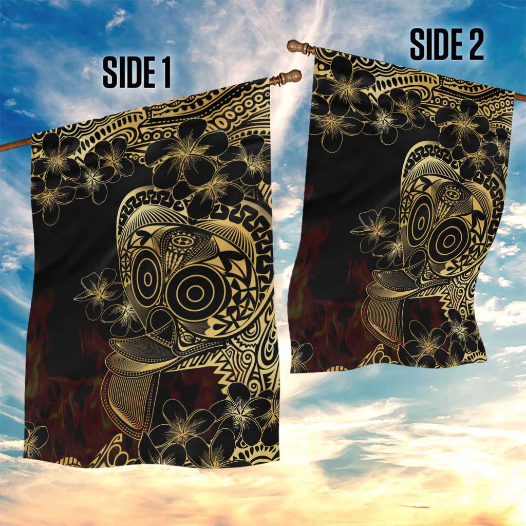 Frangipani Festival Rabaul Garden Flag PNG Tribal Baining Mask Tattoo - Polynesian Pride