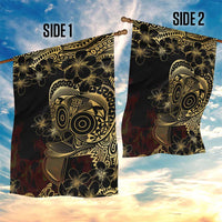 Frangipani Festival Rabaul Garden Flag PNG Tribal Baining Mask Tattoo - Polynesian Pride