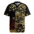 Frangipani Festival Rabaul Rugby Jersey PNG Tribal Baining Mask Tattoo - Polynesian Pride