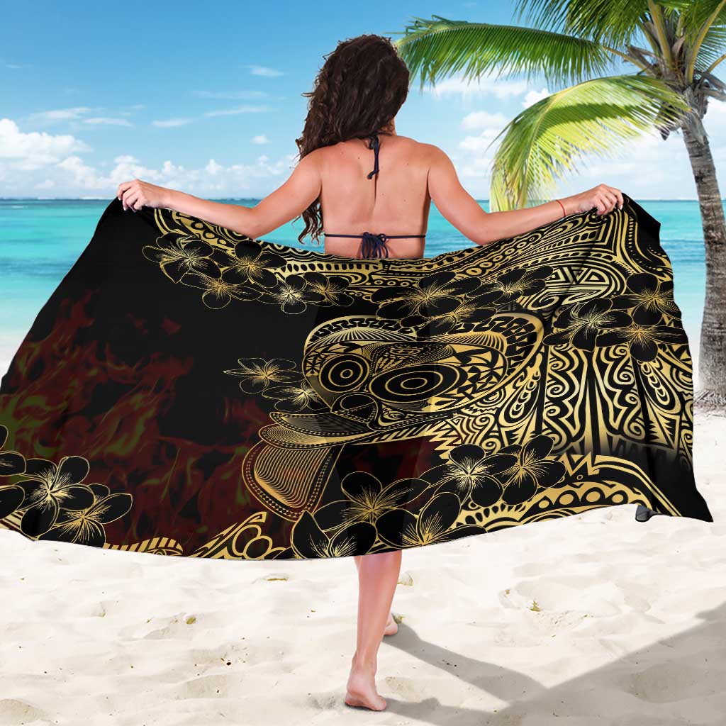 Frangipani Festival Rabaul Sarong PNG Tribal Baining Mask Tattoo - Polynesian Pride