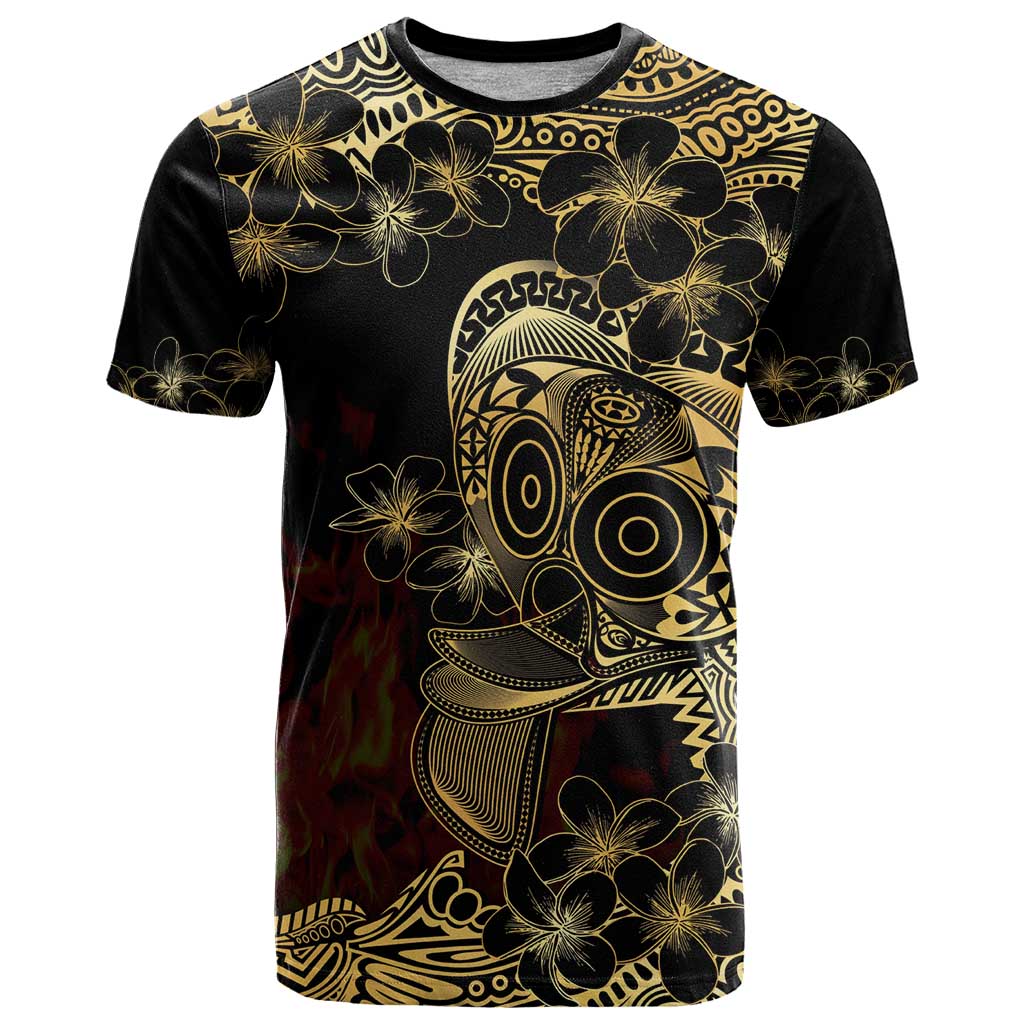 Frangipani Festival Rabaul T Shirt PNG Tribal Baining Mask Tattoo - Polynesian Pride