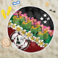 Frangipani Festival Rabaul East New Britain Beach Blanket Dukduk Dance With Plumeria - Polynesian Pride