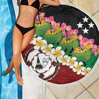 Frangipani Festival Rabaul East New Britain Beach Blanket Dukduk Dance With Plumeria - Polynesian Pride