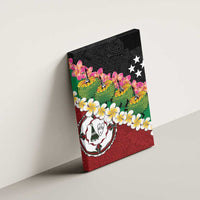 Frangipani Festival Rabaul East New Britain Canvas Wall Art Dukduk Dance With Plumeria LT14 - Polynesian Pride