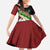 Frangipani Festival Rabaul East New Britain Family Matching Off The Shoulder Long Sleeve Dress and Hawaiian Shirt Dukduk Dance With Plumeria - Polynesian Pride