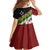 Frangipani Festival Rabaul East New Britain Family Matching Off The Shoulder Long Sleeve Dress and Hawaiian Shirt Dukduk Dance With Plumeria - Polynesian Pride