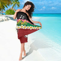 Frangipani Festival Rabaul East New Britain Sarong Dukduk Dance With Plumeria LT14 - Polynesian Pride