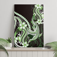 Green Black Aloha Hawaii Canvas Wall Art Polynesian Shark Tattoo Plumeria LT14 - Polynesian Pride