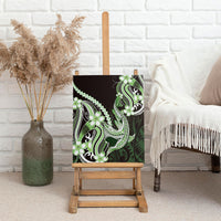 Green Black Aloha Hawaii Canvas Wall Art Polynesian Shark Tattoo Plumeria LT14 - Polynesian Pride