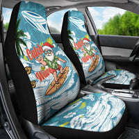 Hawaii Summer Christmas Car Seat Cover Surfing Santa Shaka Catch The Wave LT14 - Polynesian Pride