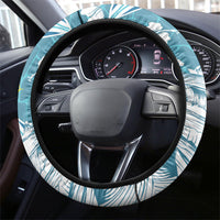 Hawaii Summer Christmas Steering Wheel Cover Surfing Santa Shaka Catch The Wave