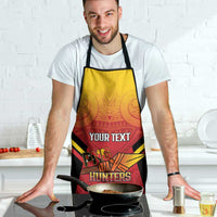 Papua New Guinea Rugby Custom Apron Go PNG Hunters Polynesian Pattern - Polynesian Pride