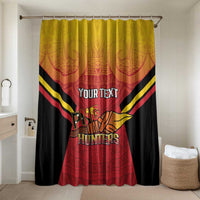 Papua New Guinea Rugby Custom Bathroom Set Go PNG Hunters Polynesian Pattern - Polynesian Pride
