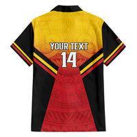 Papua New Guinea Rugby Custom Family Matching Summer Maxi Dress and Hawaiian Shirt Go PNG Hunters Polynesian Pattern LT14 - Polynesian Pride