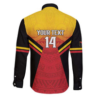 Papua New Guinea Rugby Custom Family Matching Summer Maxi Dress and Hawaiian Shirt Go PNG Hunters Polynesian Pattern LT14 - Polynesian Pride