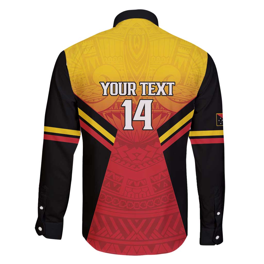 Papua New Guinea Rugby Custom Family Matching Tank Maxi Dress and Hawaiian Shirt Go PNG Hunters Polynesian Pattern LT14 - Polynesian Pride