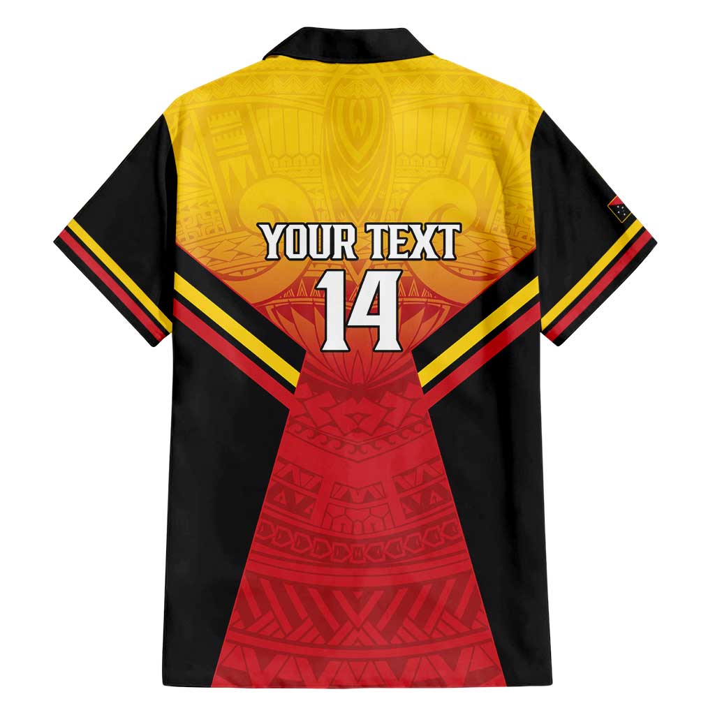 Papua New Guinea Rugby Custom Hawaiian Shirt Go PNG Hunters Polynesian Pattern LT14 - Polynesian Pride