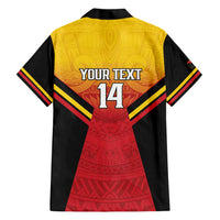 Papua New Guinea Rugby Custom Hawaiian Shirt Go PNG Hunters Polynesian Pattern LT14 - Polynesian Pride