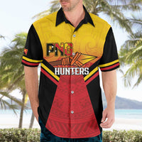 Papua New Guinea Rugby Custom Hawaiian Shirt Go PNG Hunters Polynesian Pattern LT14 - Polynesian Pride