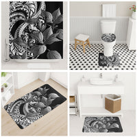 Kamehameha Butterfly Hawaii Bathroom Set Hawaiian Pulelehua Mamaki Black Color LT14 - Polynesian Pride