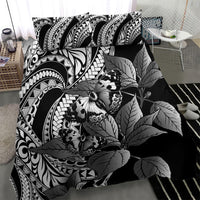 Kamehameha Butterfly Hawaii Bedding Set Hawaiian Pulelehua Mamaki Black Color LT14 - Polynesian Pride