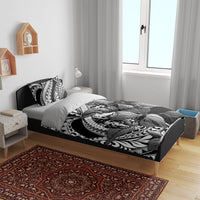 Kamehameha Butterfly Hawaii Bedding Set Hawaiian Pulelehua Mamaki Black Color LT14 - Polynesian Pride