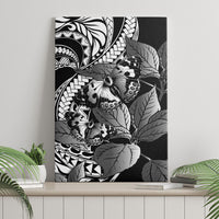 Kamehameha Butterfly Hawaii Canvas Wall Art Hawaiian Pulelehua Mamaki Black Color