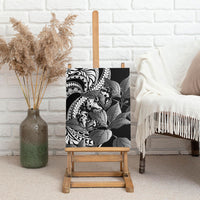 Kamehameha Butterfly Hawaii Canvas Wall Art Hawaiian Pulelehua Mamaki Black Color