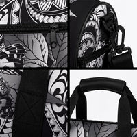 Kamehameha Butterfly Hawaii Duffle Bag Hawaiian Pulelehua Mamaki Black Color LT14 - Polynesian Pride