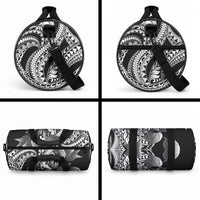 Kamehameha Butterfly Hawaii Duffle Bag Hawaiian Pulelehua Mamaki Black Color LT14 - Polynesian Pride