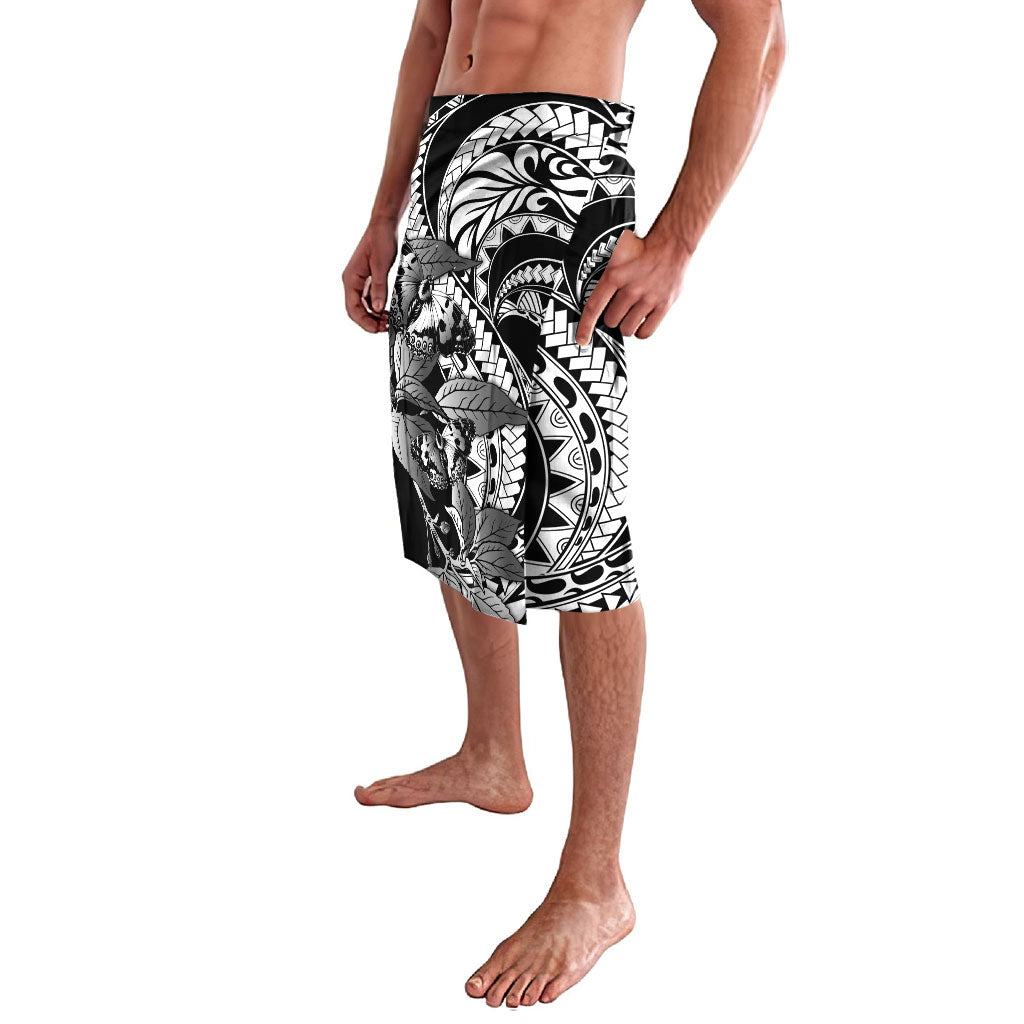 Kamehameha Butterfly Hawaii Lavalava Hawaiian Pulelehua Mamaki Black Color LT14 - Polynesian Pride