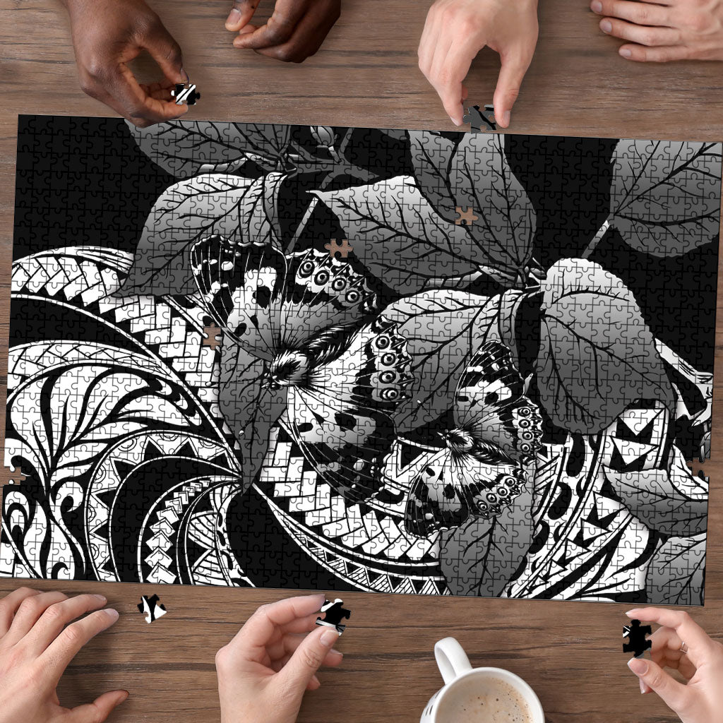 Kamehameha Butterfly Hawaii Puzzle Hawaiian Pulelehua Mamaki Black Color LT14 - Polynesian Pride
