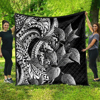 Kamehameha Butterfly Hawaii Quilt Hawaiian Pulelehua Mamaki Black Color LT14 - Polynesian Pride
