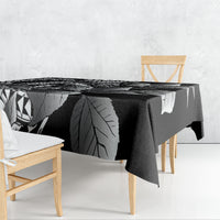 Kamehameha Butterfly Hawaii Tablecloth Hawaiian Pulelehua Mamaki Black Color LT14 - Polynesian Pride