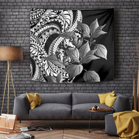 Kamehameha Butterfly Hawaii Tapestry Hawaiian Pulelehua Mamaki Black Color