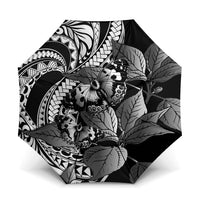 Kamehameha Butterfly Hawaii Umbrella Hawaiian Pulelehua Mamaki Black Color LT14 One Size Folded 11.42 inch Opened Diameter 37.4 inch Black - Polynesian Pride