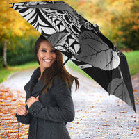 Kamehameha Butterfly Hawaii Umbrella Hawaiian Pulelehua Mamaki Black Color LT14 - Polynesian Pride
