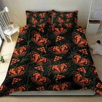 Kamehameha Butterfly Mamaki Hawaii Bedding Set Pulelehua Hawaiian Kakau Seamless Style