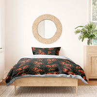 Kamehameha Butterfly Mamaki Hawaii Bedding Set Pulelehua Hawaiian Kakau Seamless Style