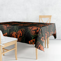 Kamehameha Butterfly Mamaki Hawaii Tablecloth Pulelehua Hawaiian Kakau Seamless Style LT14 - Polynesian Pride