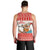 Mele Kalikimaka Hawaii Men Tank Top Water-skiing Santa Tropical Vibes