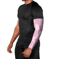 Pink Palaka Japanese Patterns Arm Sleeves Koi Fish Asanoha Sakura Patchwork Stylized LT14 - Polynesian Pride