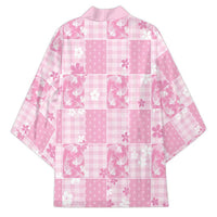 Pink Palaka Japanese Patterns Kimono Koi Fish Asanoha Sakura Patchwork Stylized LT14 - Polynesian Pride