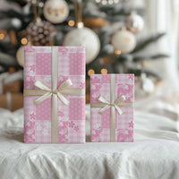 Pink Palaka Japanese Patterns Wrapping Paper Koi Fish Asanoha Sakura Patchwork Stylized LT14 - Polynesian Pride
