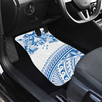 Toa Samoa Rugby Custom Car Mats Uso aso uma Samoan Pattern White - Polynesian Pride