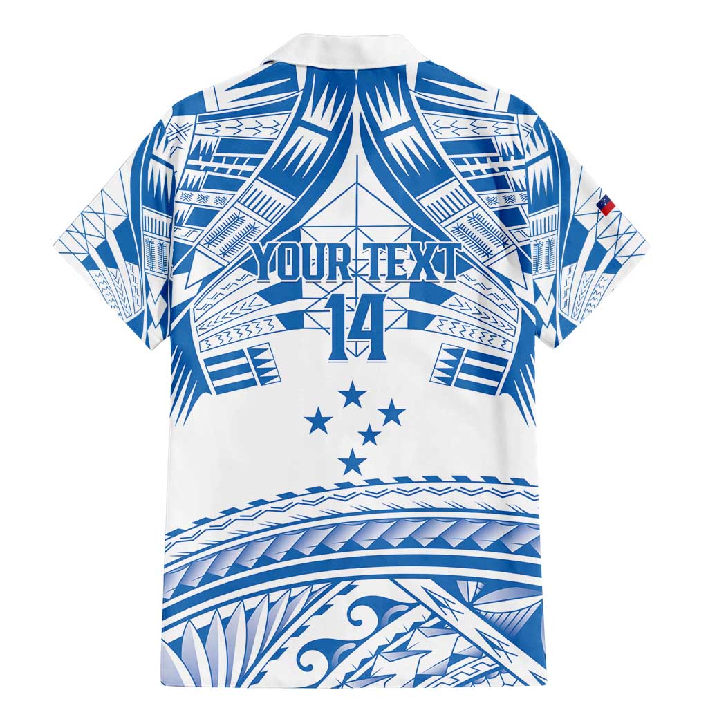 Toa Samoa Rugby Custom Family Matching Mermaid Dress and Hawaiian Shirt Uso aso uma Samoan Pattern White - Polynesian Pride