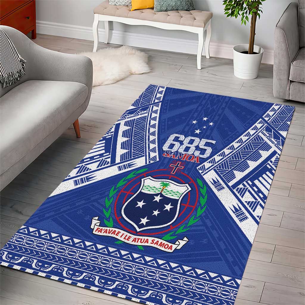 Samoa 685 Area Rug Samoan Pride Coat Of Arms - Polynesian Pride