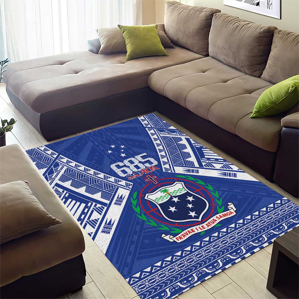 Samoa 685 Area Rug Samoan Pride Coat Of Arms - Polynesian Pride